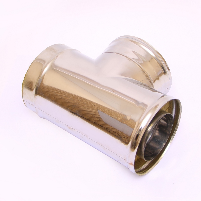 Сэндвич-тройник 90" Ferrum Ф180х280 нержавеющая сталь (430/0,5мм) FD11180N4FF - Вид №3