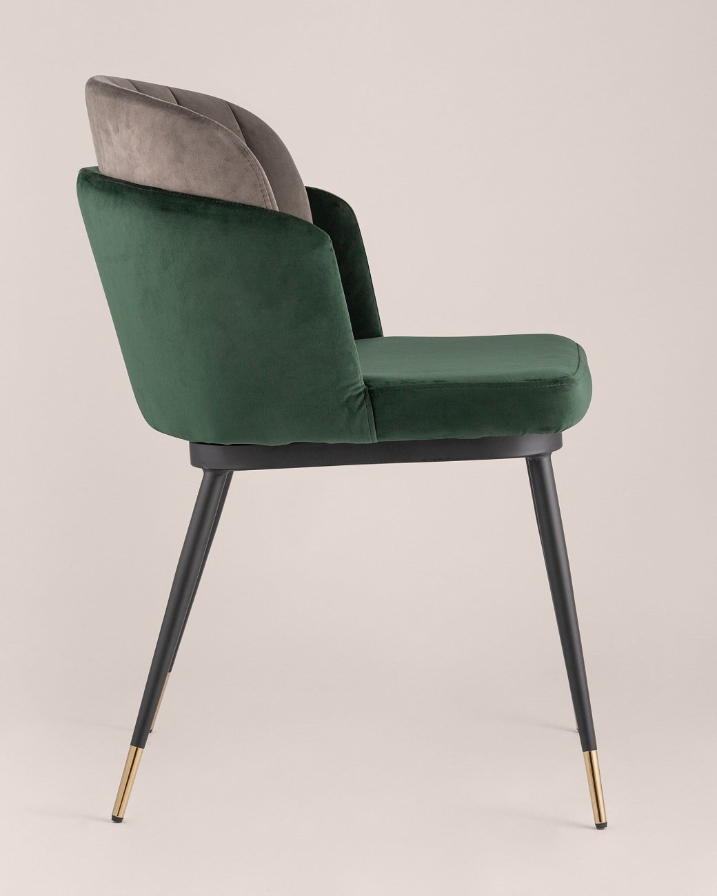 Стул со спинкой зеленый "Пенелопа" STOOL GROUP ДИЗАЙНЕРСКИЕ, ИНТЕРЬЕРНЫЕ 00-3946261 Зеленый;коричневый  - Вид №3