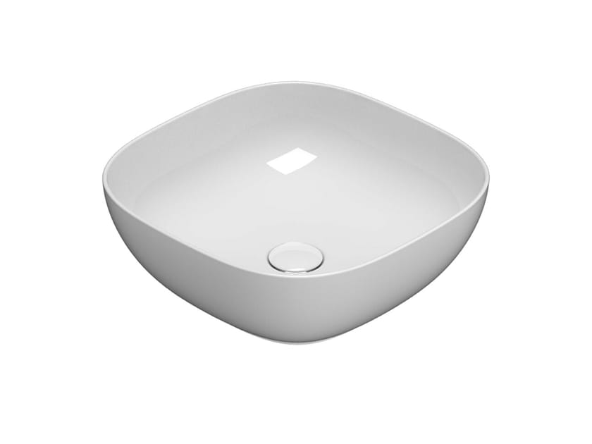 Керамическая раковина с одной столешницей Ceramica Globo чаши ARCH-00033455