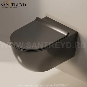 AP118G9017 Подвесной унитаз настенный Черный Ceramica Flaminia App Италия