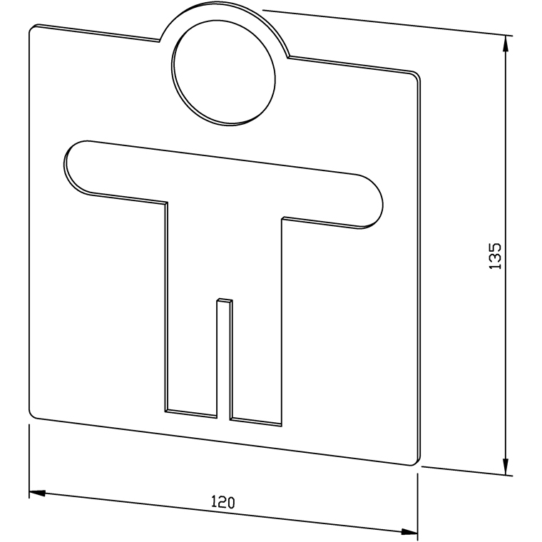 700400 Пиктограмма "Человек" AC400 WAGNER_EWAR A-LINE Wagner Ewar  - Вид №1