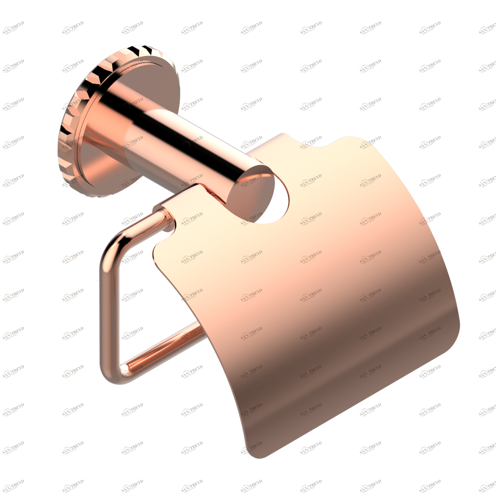 G9G-538AC Бумагодержатель с крышкой настенный Thg-paris System с говлитом Blush PVD G9G-538AC CAT.F