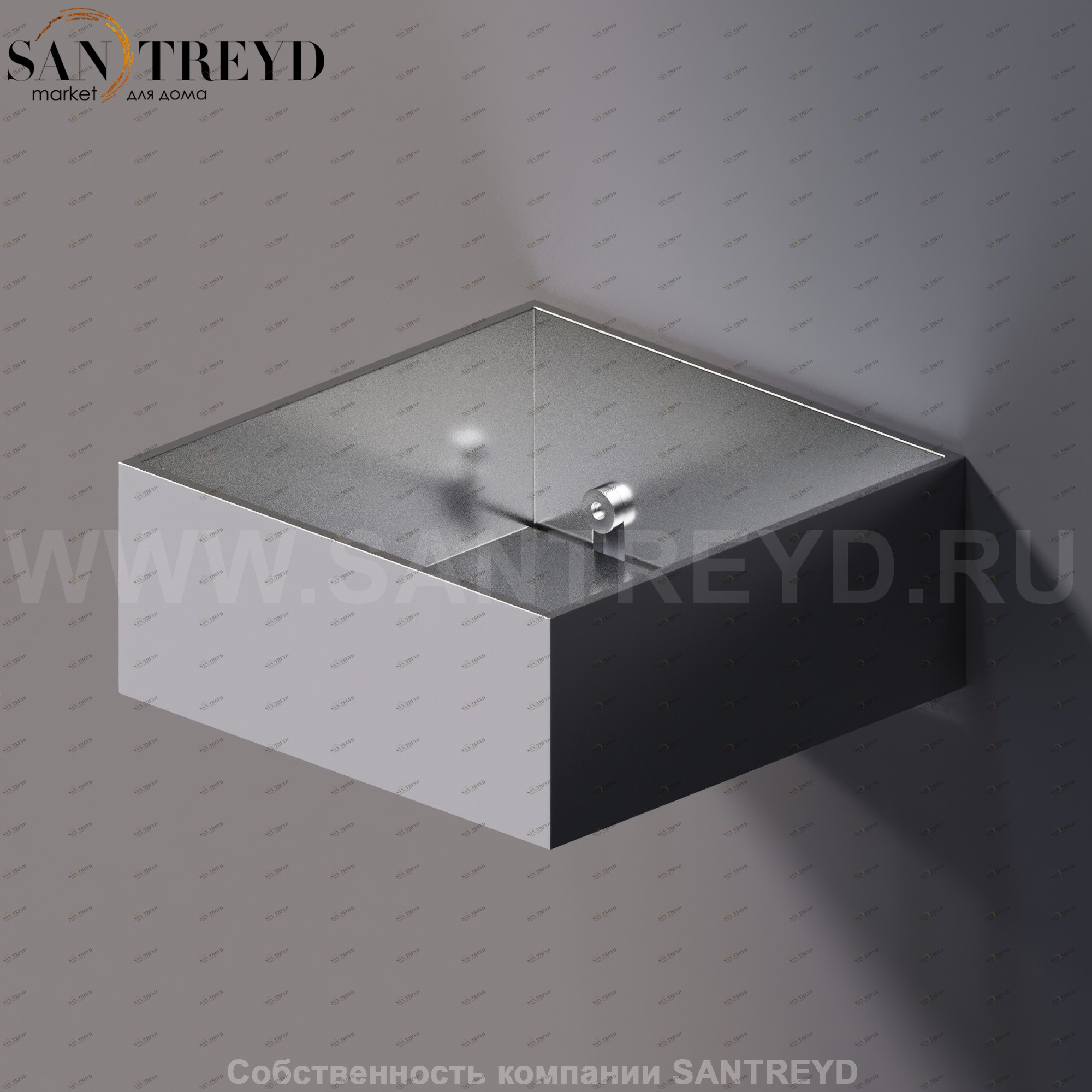 Agape 369 Полка 12 см хромированная A369231A