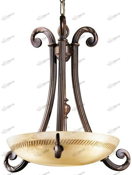 Possoni Illuminazione Люстра из ржавчины с алебастром Vivienne 2500/3 