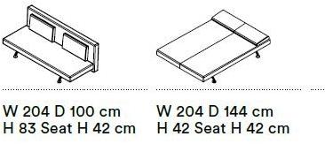 Tacchini Диван-кровать со съемным чехлом sun-id-1424052 - Вид №6