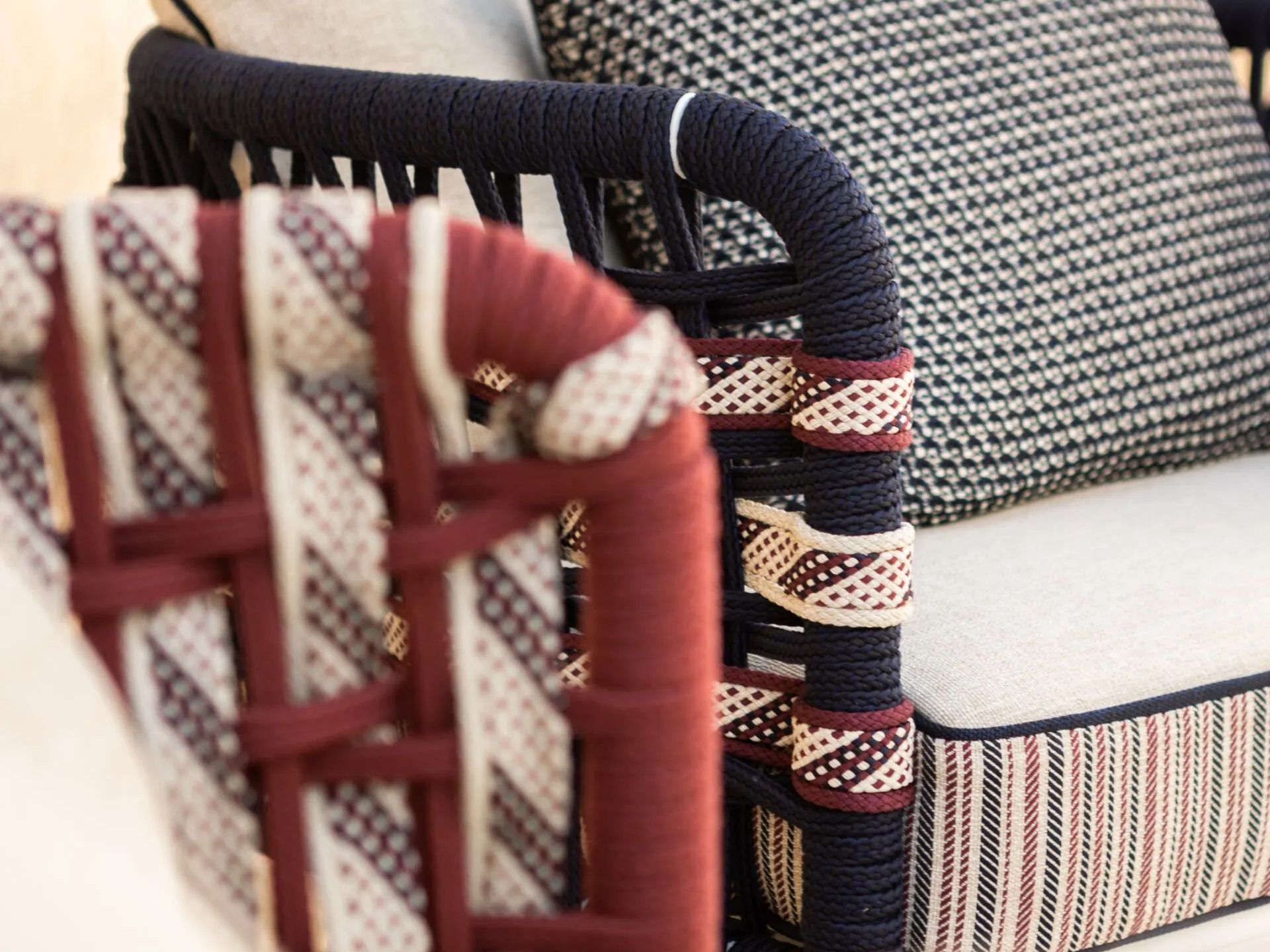 Плетеное уличное кресло с веревками Nodo Italia Antonio Marras + Nodo Italia ARCH-00120059 - Вид №8