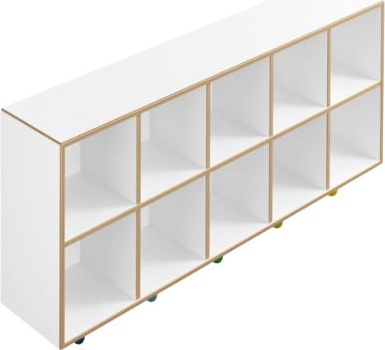 M20.02.002 Двойной модуль, 5 мест с тройным крючком HEWI Kids - Вид №1