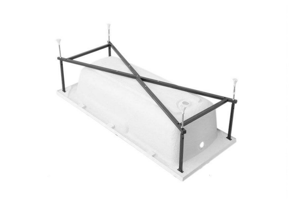 Акриловая ванна Aquanet West 150x70 (каркас + смеситель Aquanet Practic 2 AF111-63B) 002397600018344300216780 - Вид №8
