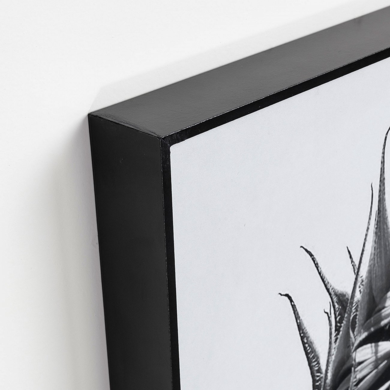 Картина на холсте 40х30 см черно-белая "Каланта. Подсолнух" от La Forma LA FORMA CALANTHA 343071 Белый;серый;черный  - Вид №1