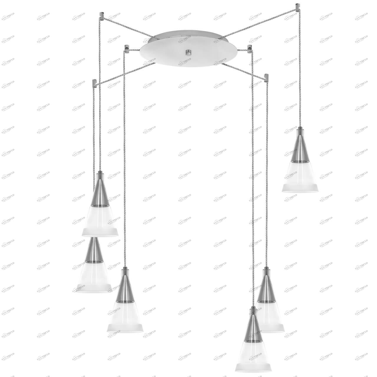 Подвесная люстра Lightstar Cone 757069 LIGHTSTAR ДИЗАЙНЕРСКИЕ, CONE 220325 Хром 