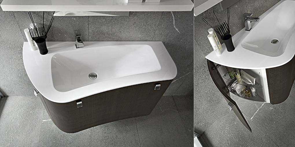 Комплект мебели для ванной комнаты Play 2012 84-85 Cerasa Play PLAY20128485 - Вид №1