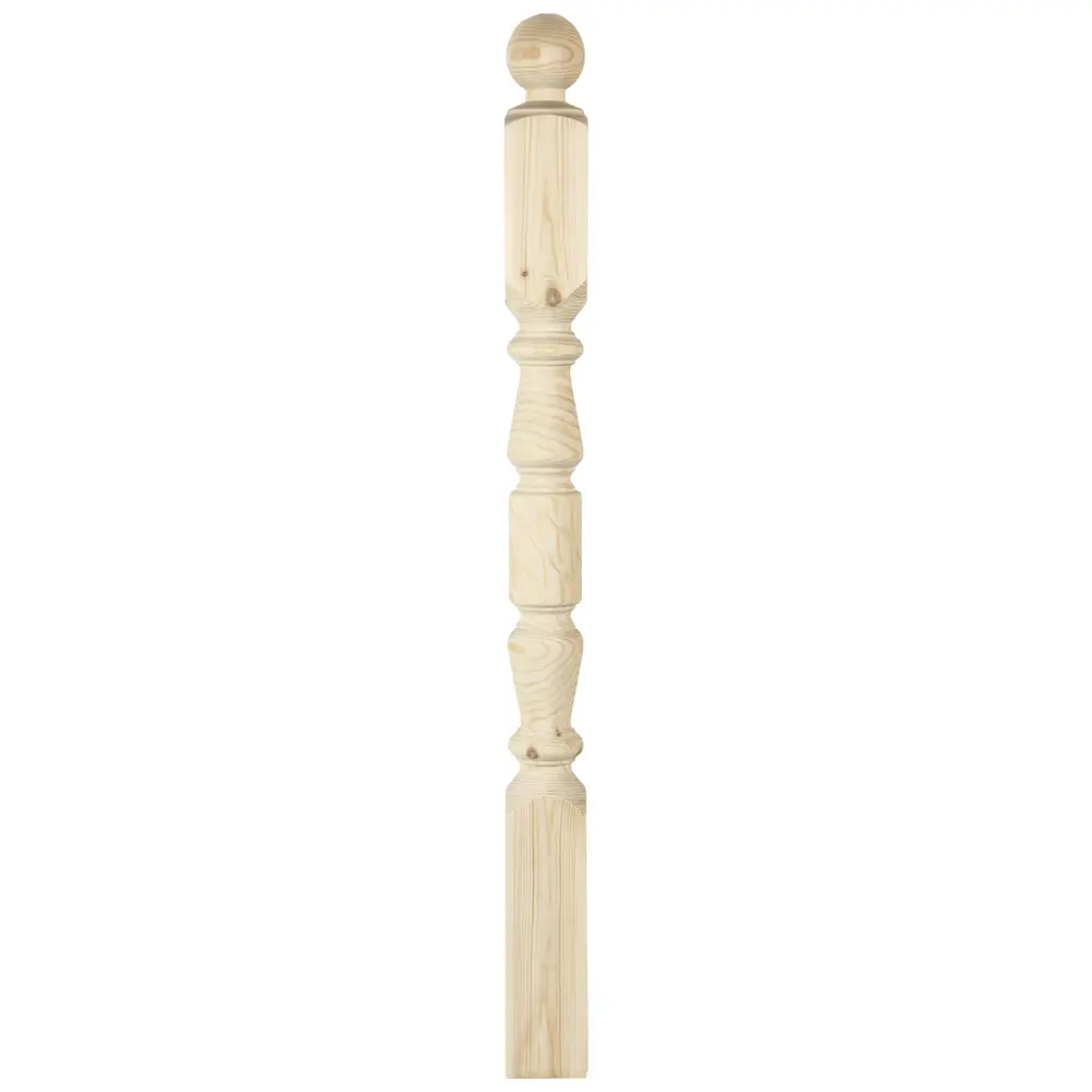 Столб лестничный витой 100х100х1100 мм, хвоя Santreyd STLM-2022360