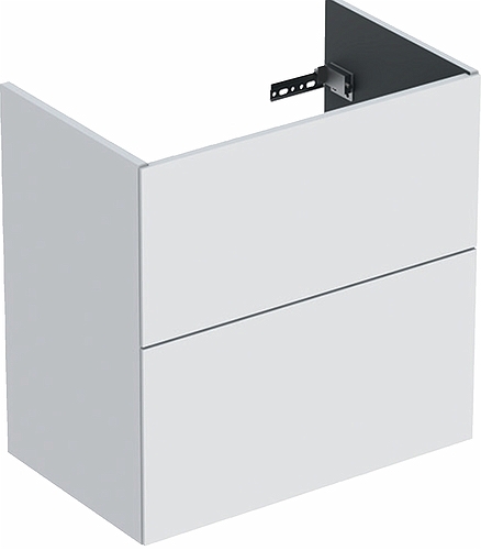 9741373111 IDO Elegant напольная тумба под умывальник, с двумя ящиками, компактная, Ш = 900 мм, Ш1 = 915 мм, темно-серый - Вид №4
