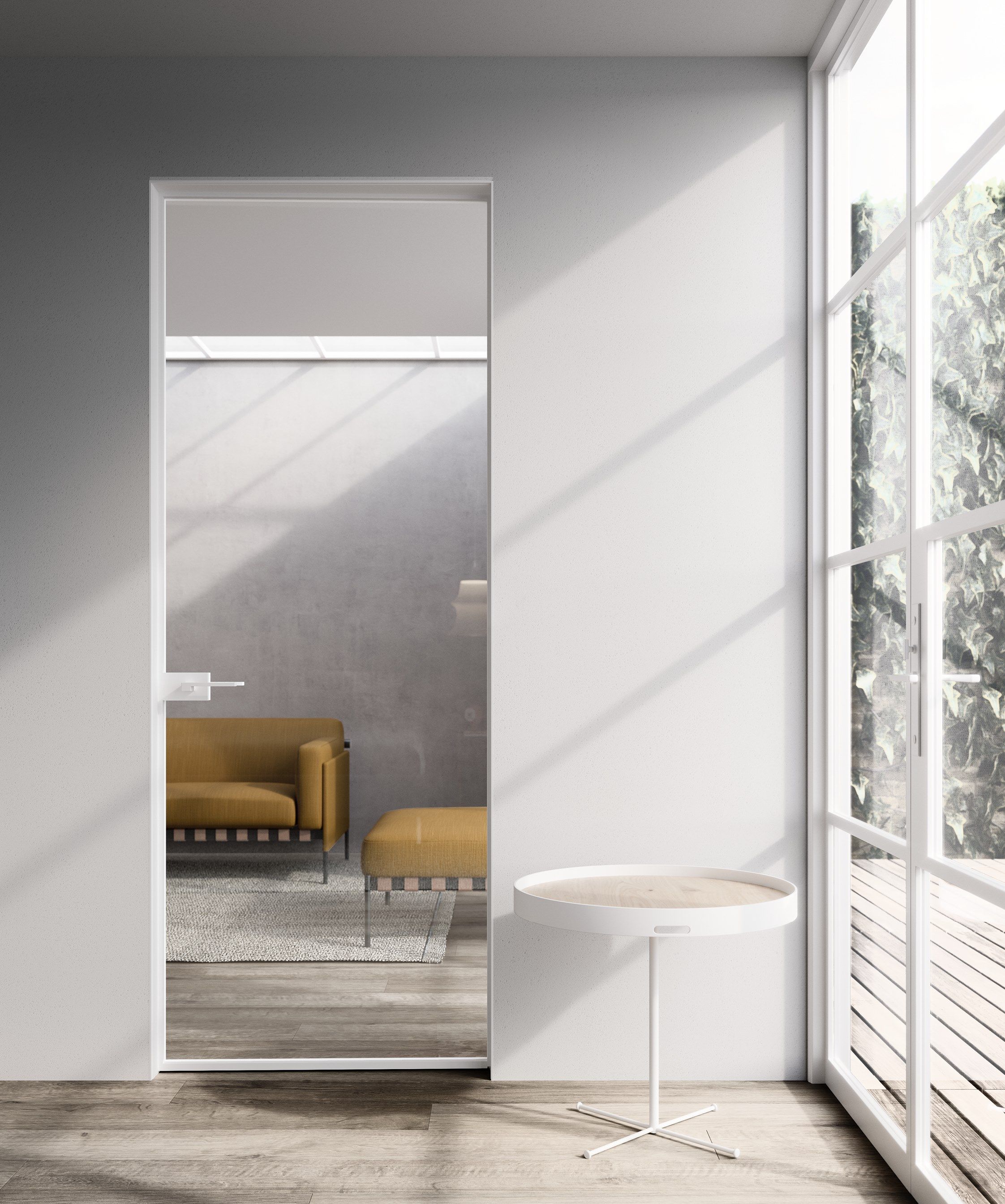 Стеклянная распашная дверь ADL мифический ARCH-00078530 - Вид №6