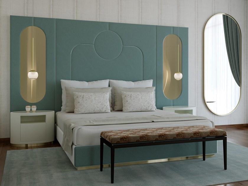 Jetclass Кровать двуспальная с обивкой и высоким изголовьем  Jmo101.16, jmo101.18, jmo101.20  - Вид №2