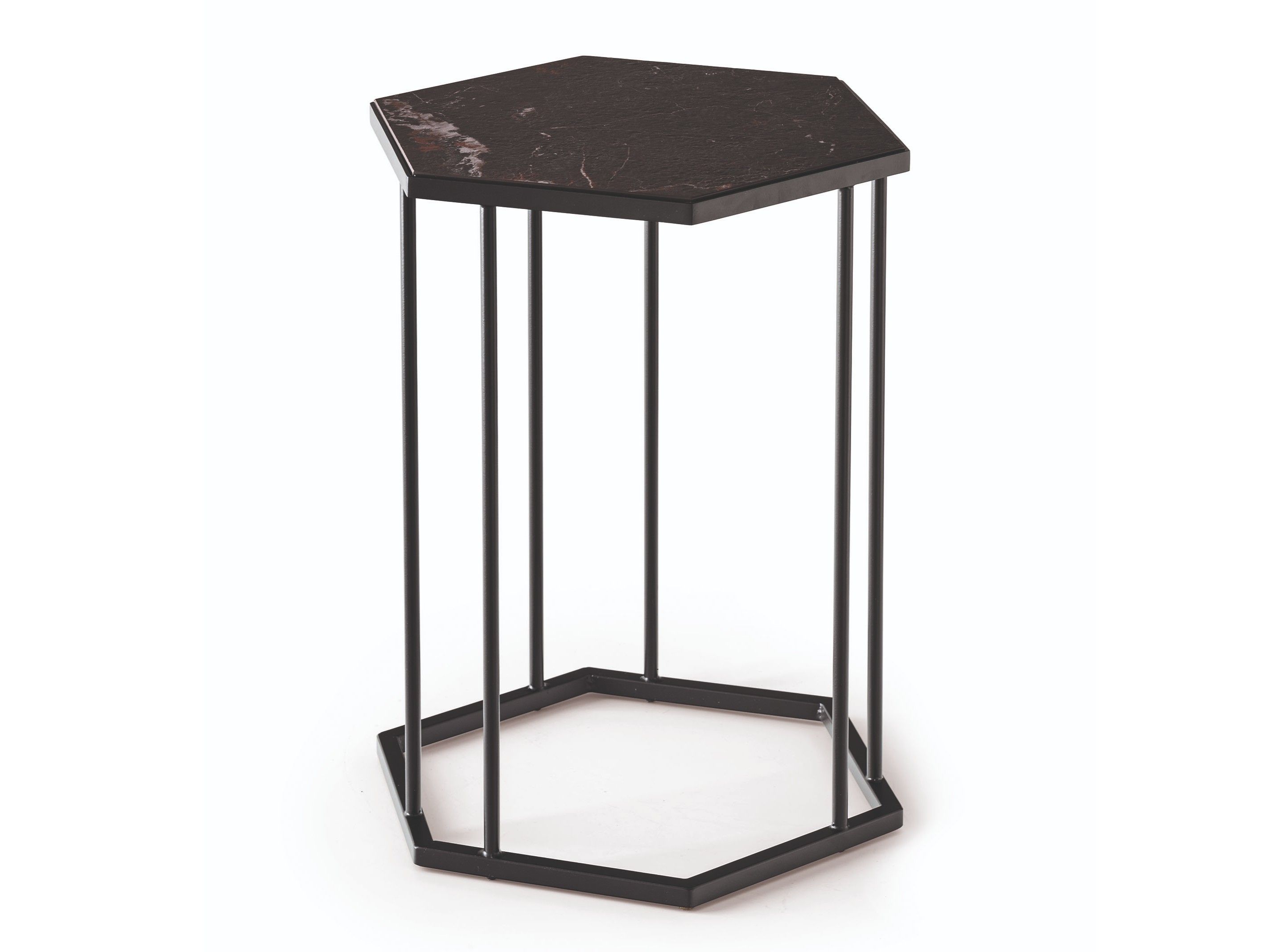 Мраморный шестиугольный журнальный столик Calacatta Calligaris RENEE ARCH-00072568