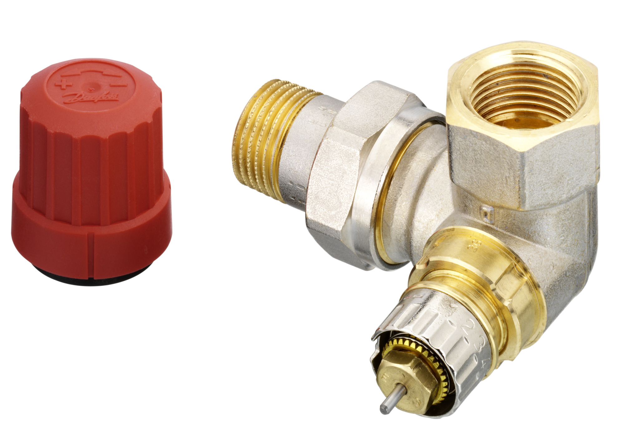 Danfoss Клапан RTR-N/RA-N для двухтрубной системы отопления Клапан RA-N 15 угл., наружн. резьба 013G4201  - Вид №10