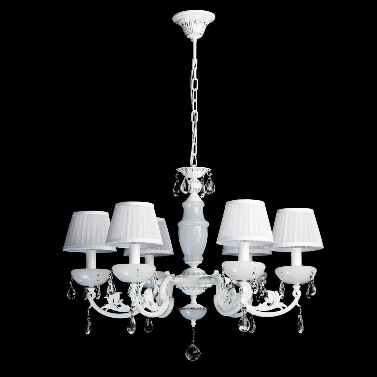 Подвесная люстра MW-Light Селена 4 482011006 MW-LIGHT ДИЗАЙНЕРСКИЕ, СЕЛЕНА 185571 Белый  - Вид №1