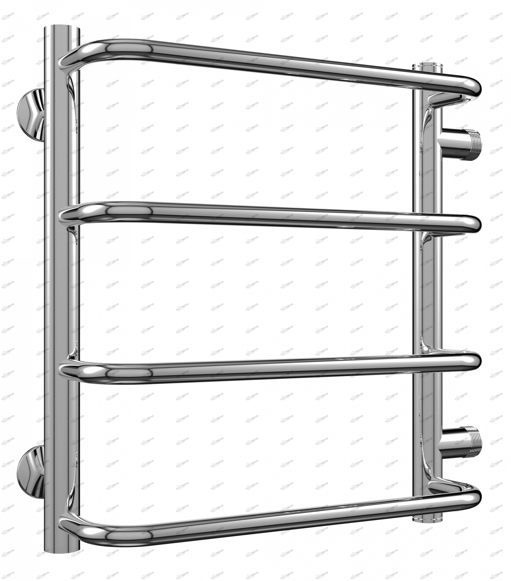 4670030725271 ЭКОНОМ Стандарт П4 400х496 б/п 320 Полотенцесушитель TERMINUS RAL 9003 матовый