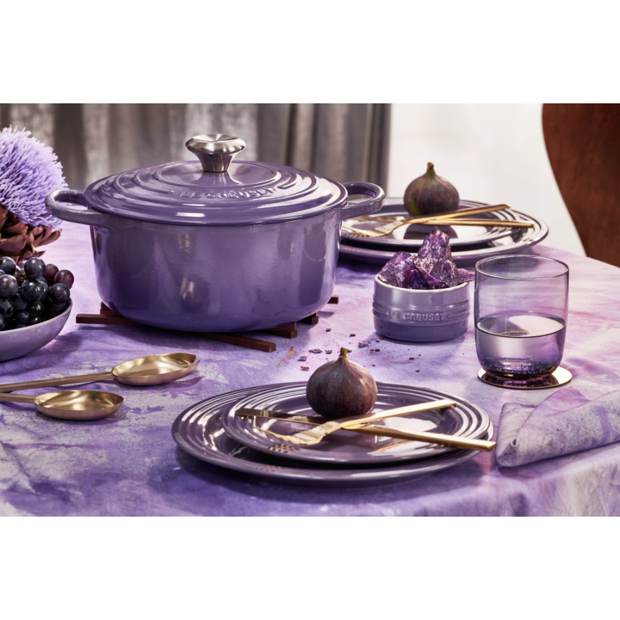 Кастрюля чугунная Le Creuset, Ø24 см, фиолетовая 21177247222430 - Вид №6