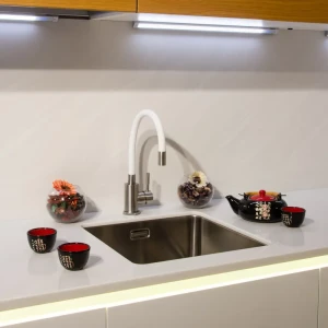 Смеситель для кухни Osgard Gron Flex цвет белый