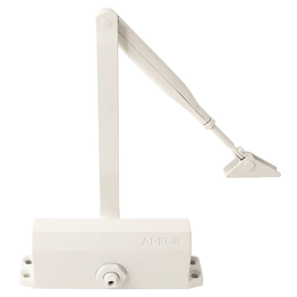 Доводчик дверной Apecs DC-20.4/1050/085-A2-W, до 85 кг, цвет белый STLM-2009045