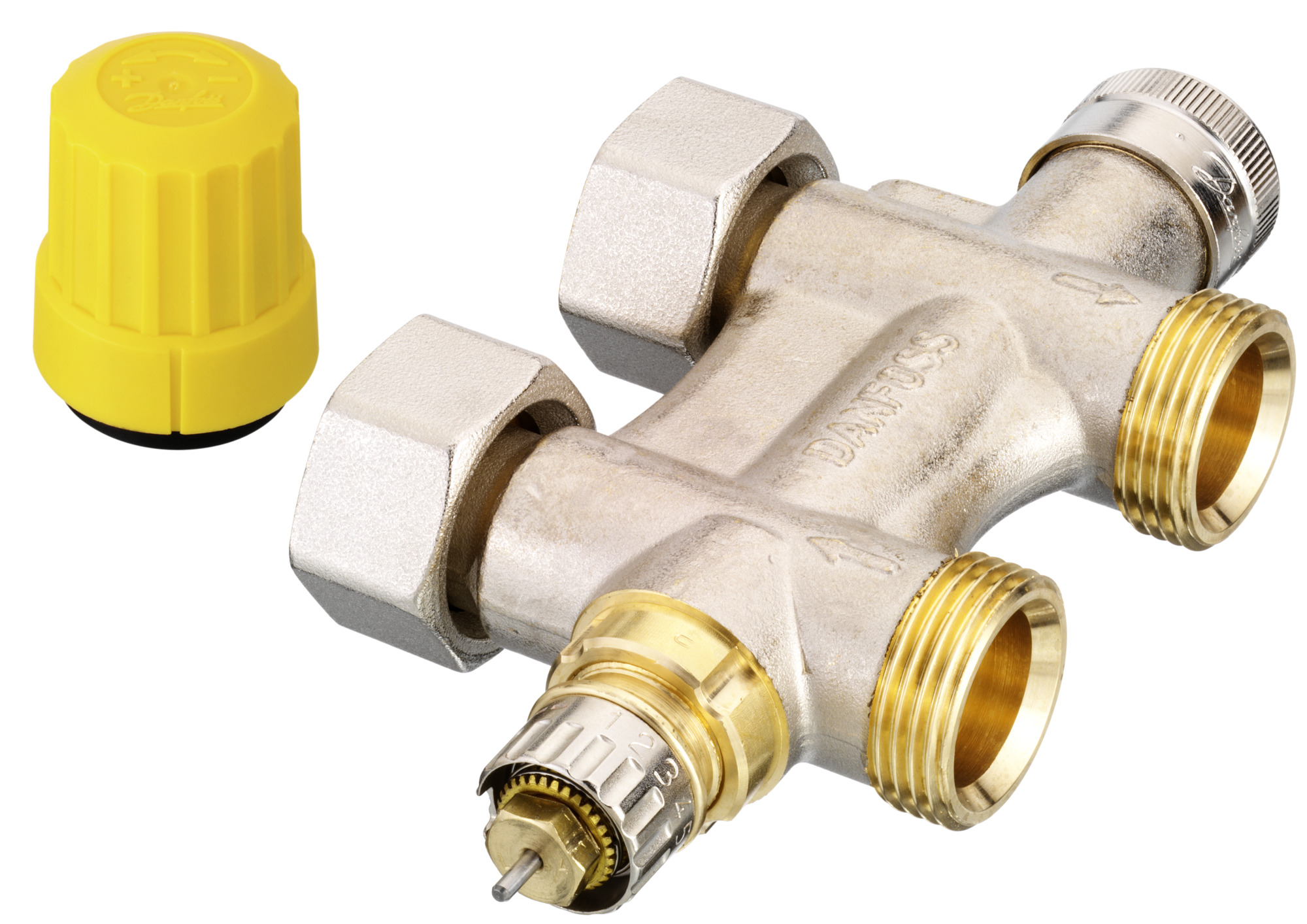 Danfoss Гарнитура VHS для двухтрубной системы отопления VHS кл. т/рег. прямой 1/2" * 3/4" 013G4742  - Вид №3