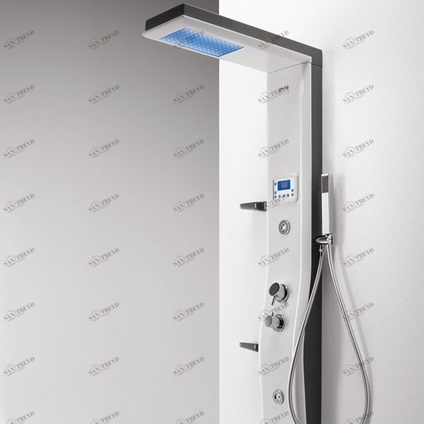 Душевая колонна Etoile White-Grey 125 см с хромотерапией 4ETA6N0WG Gruppo Geromin