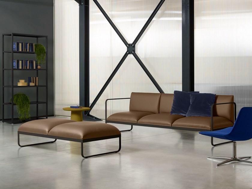 Quinti Sedute Секционный кожаный диван-санки Loft x sun-id-1485982 - Вид №12