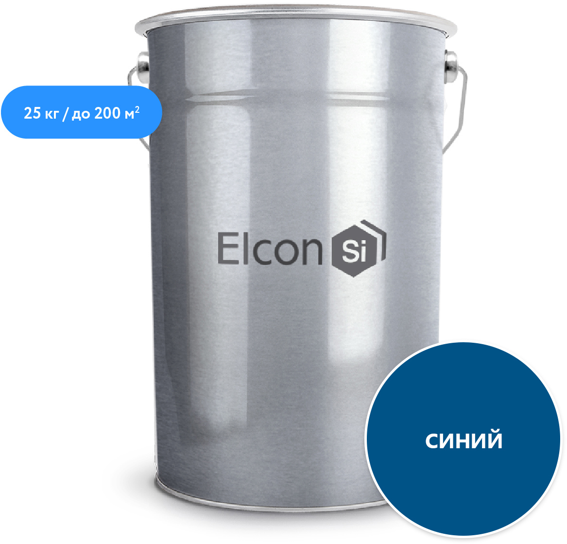91106804 Эмаль 3 в 1 00-00461411 цвет синий 25 кг STLM-0487667 ELCON