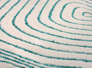 Ковер ручной работы из ткани