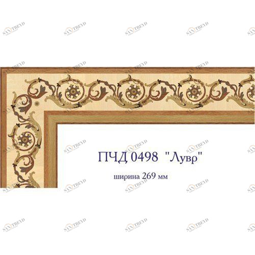 Художественный паркет Da Vinci Паркетный Бордюр 26-064 Орех Европейский (Грецкий) Селект (Гладкая) х мм 26011064