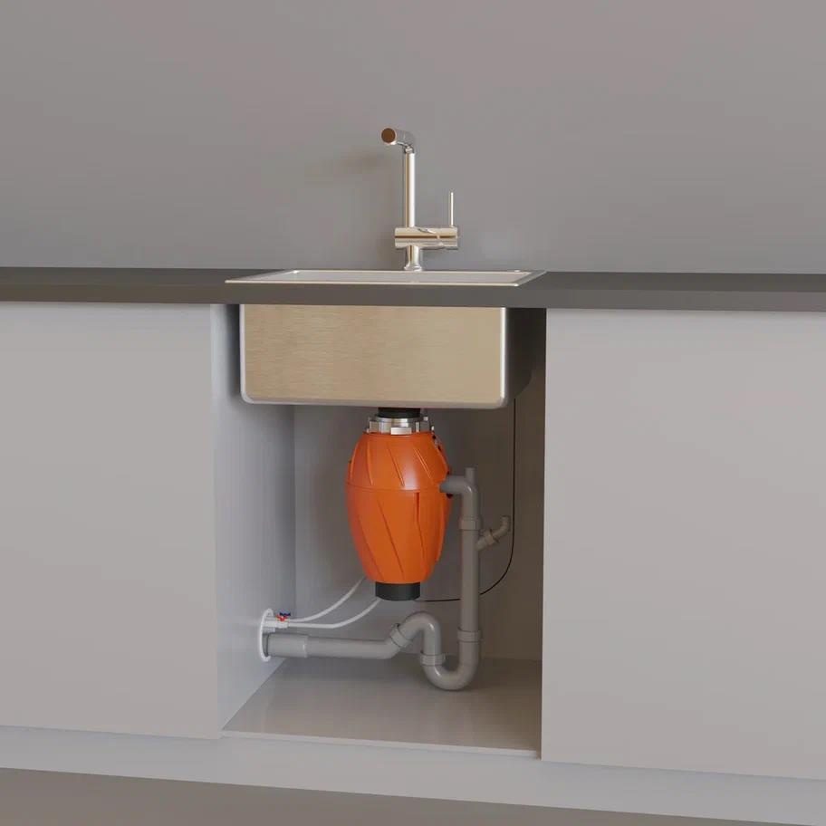 Измельчитель пищевых отходов Omoikiri Nagare 500 4995060 для кухонной мойки, постоянный магнит - Вид №5