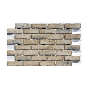 Термопанель Лондон брик 1140x652 мм молочный 0.645 м²