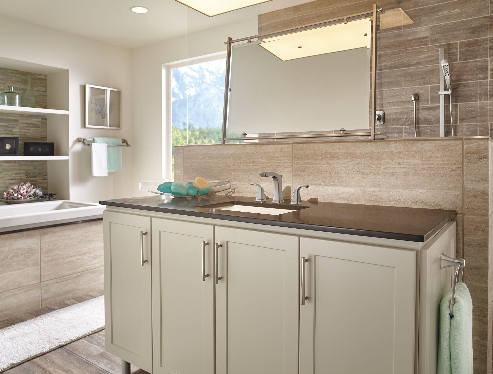 T17T252-SS Облицовка для душа H2Okinetic® серии TempAssure® 17T Delta Faucet Tesla Нержавеющая сталь - Вид №2