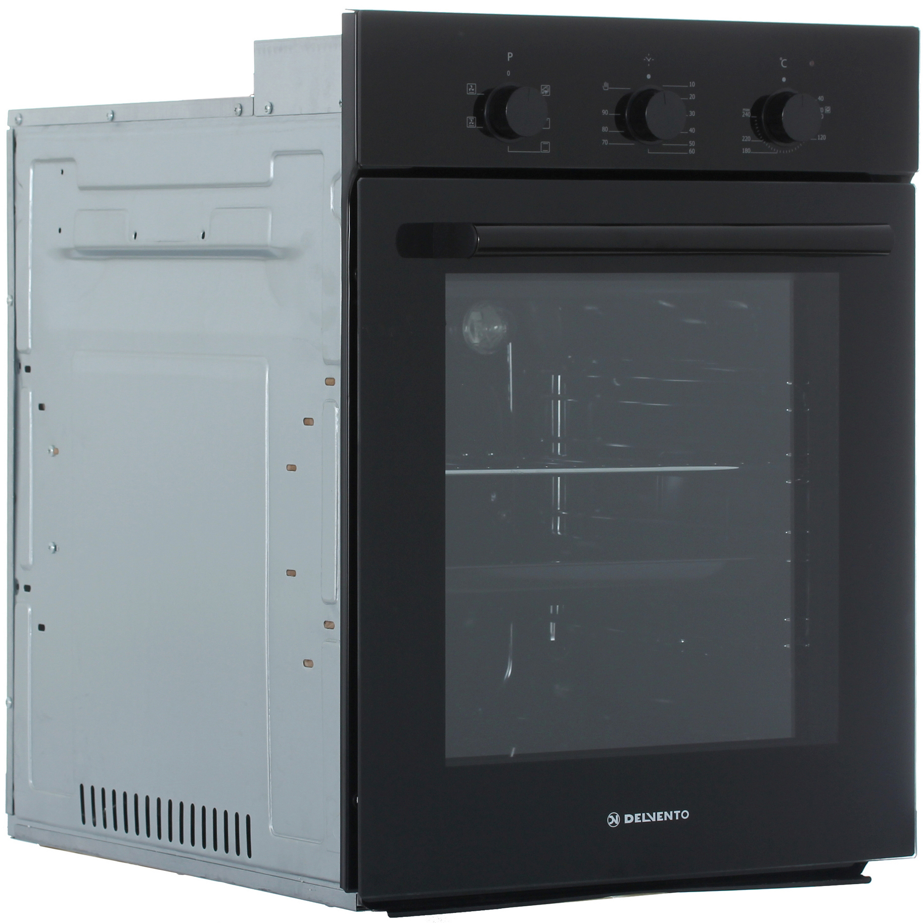 9140903 Электрический духовой шкаф Delvento V4ES15057 черный STDN-0134522 - Вид №1