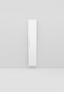 1135 High Cabinet Multi 296 White High Gloss Noro  Белый