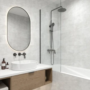 Глазурованный керамогранит LB Ceramics Дымка 19.9x60.3 см 0.96 м² матовый цвет серый