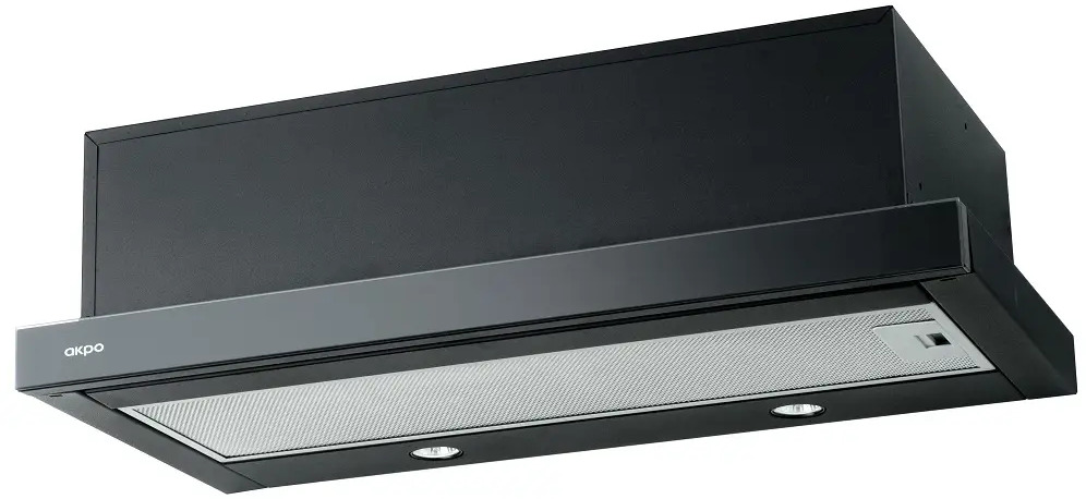 90396780 Вытяжка на стену Akpo WK-7 Light eco twin glass 60 см цвет черный STLM-0213967