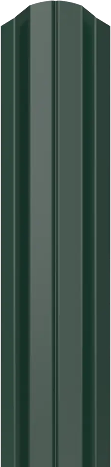 91722723 Штакетник VegaLite М-образный фигурный 1800x76мм ПЭД RAL 6005 зеленый STLM-0966341