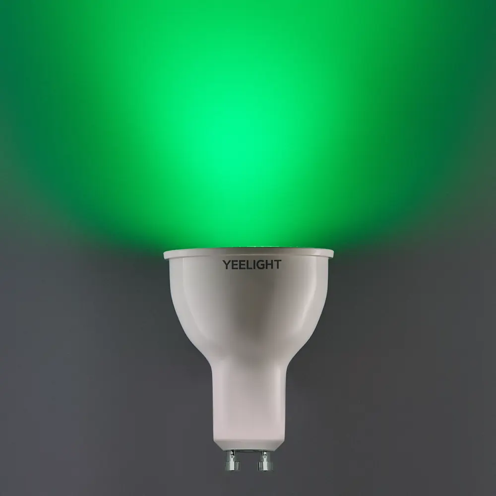 Лампа умная светодиодная Yeelight GU10 200-240 В 5 Вт спот прозрачная 350 лм регулируемый цвет света RGBW для диммера STLM-2132698 - Вид №7
