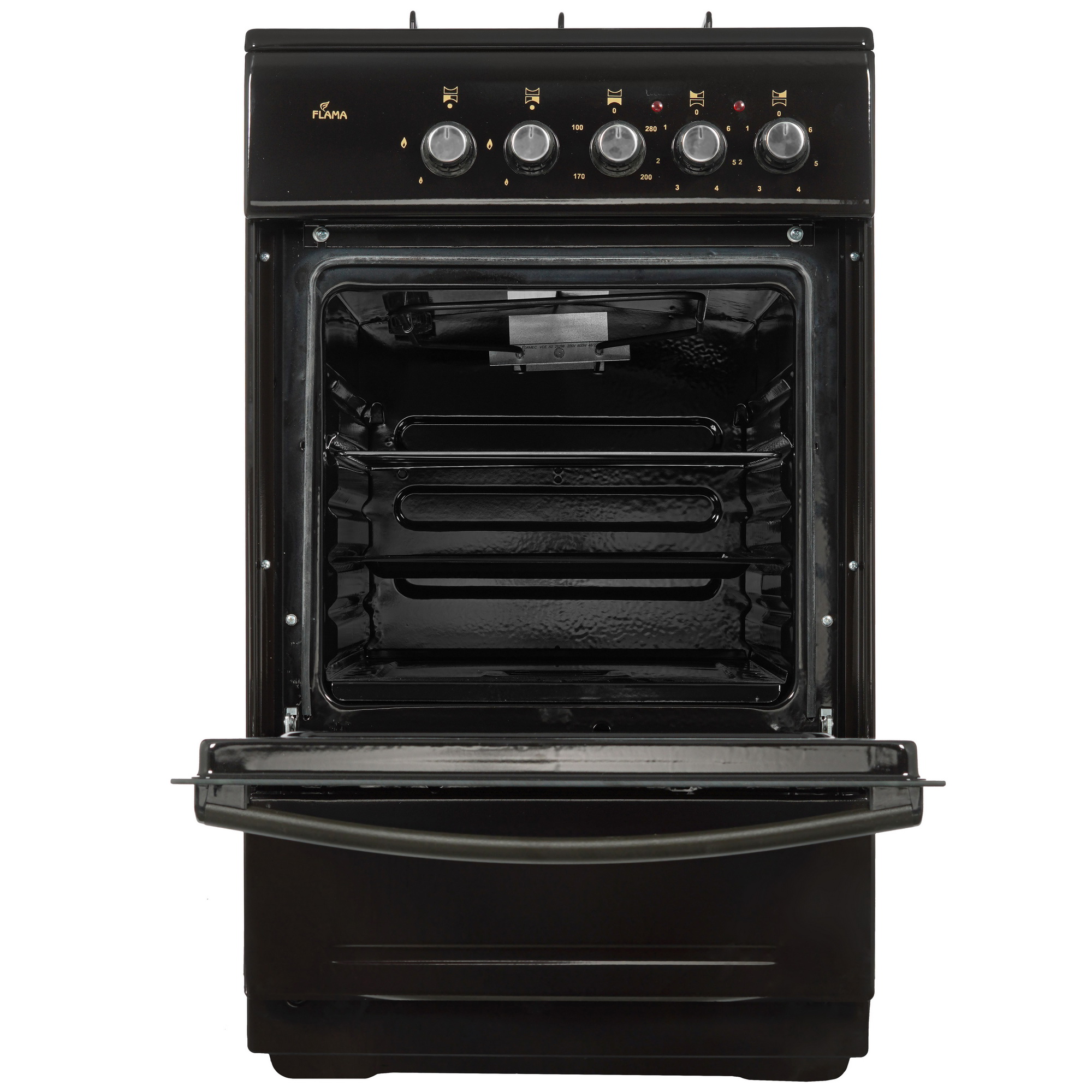 5320759 Комбинированная плита Flama RK 2201 B коричневый Flama group STDN-0128339 - Вид №6