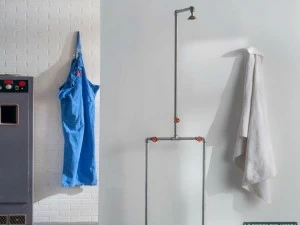 Rapsel Душевая стойка из оцинкованной стали с душевой лейкой Chef