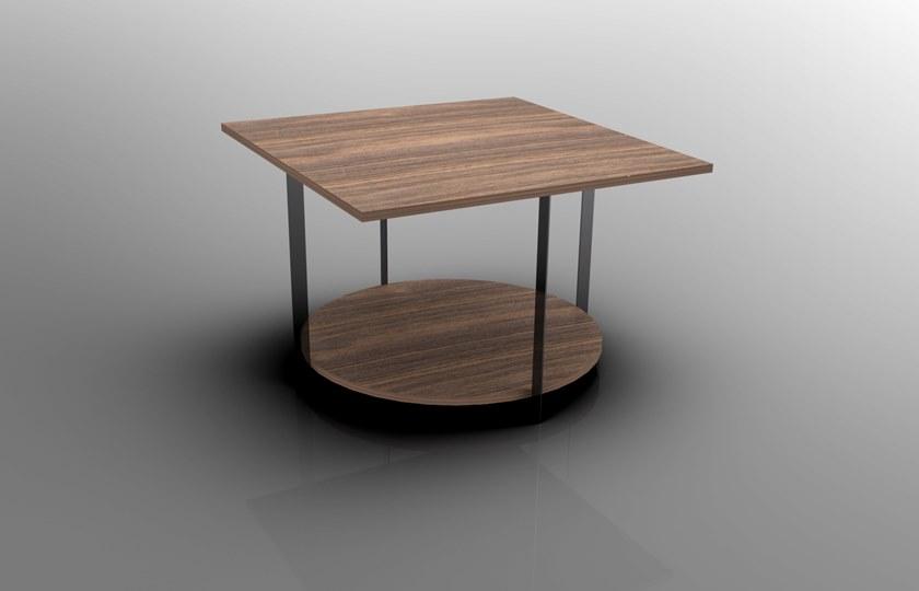 EmmeBi Квадратный лакированный деревянный журнальный столик sun-id-1459931 - Вид №2