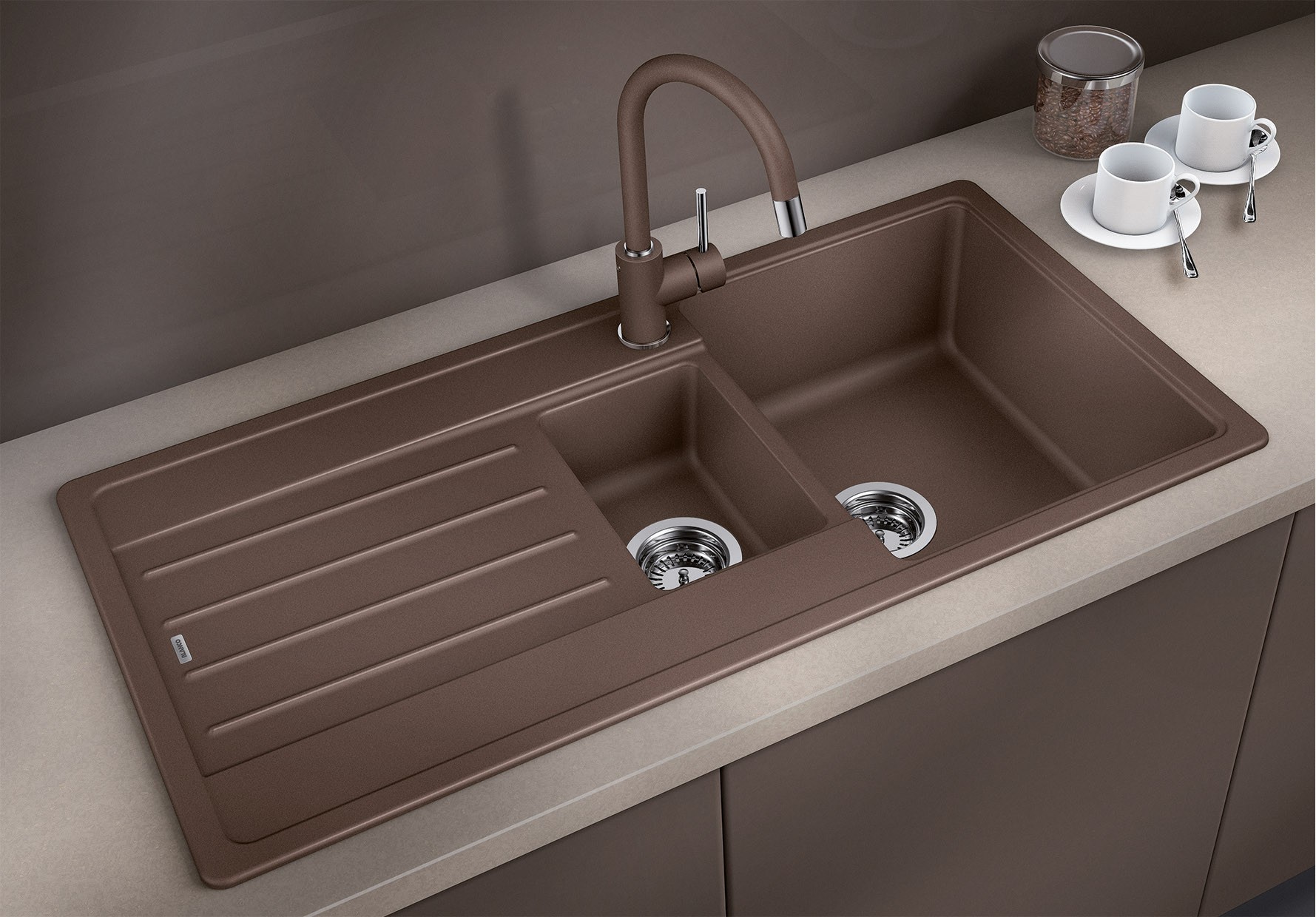 522212 Кухонная мойка Blanco Legra 6 S кофе  Blanco Legra Кофе