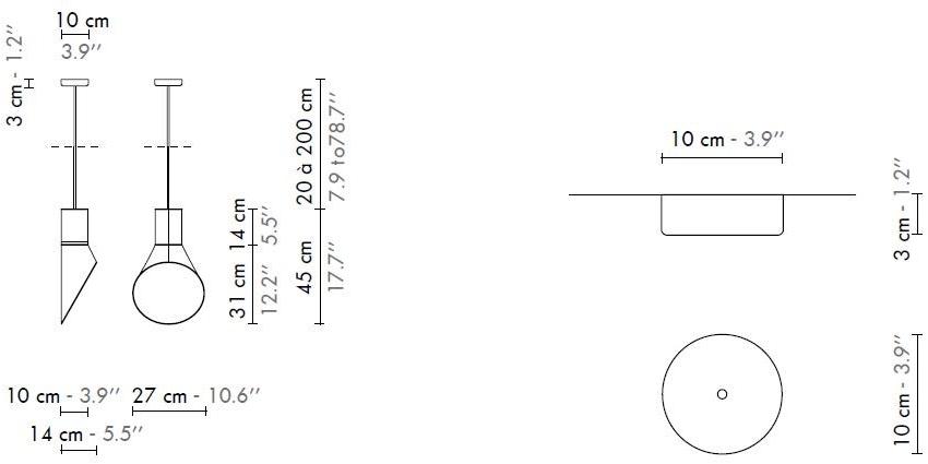 designheure Светодиодный подвесной светильник из стали и пвх Cargo sun-id-1495899 - Вид №8