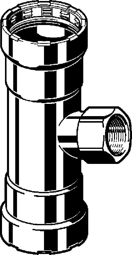 Viega Тройник Megapress 4217.2 (695200) 695 200 - Вид №1