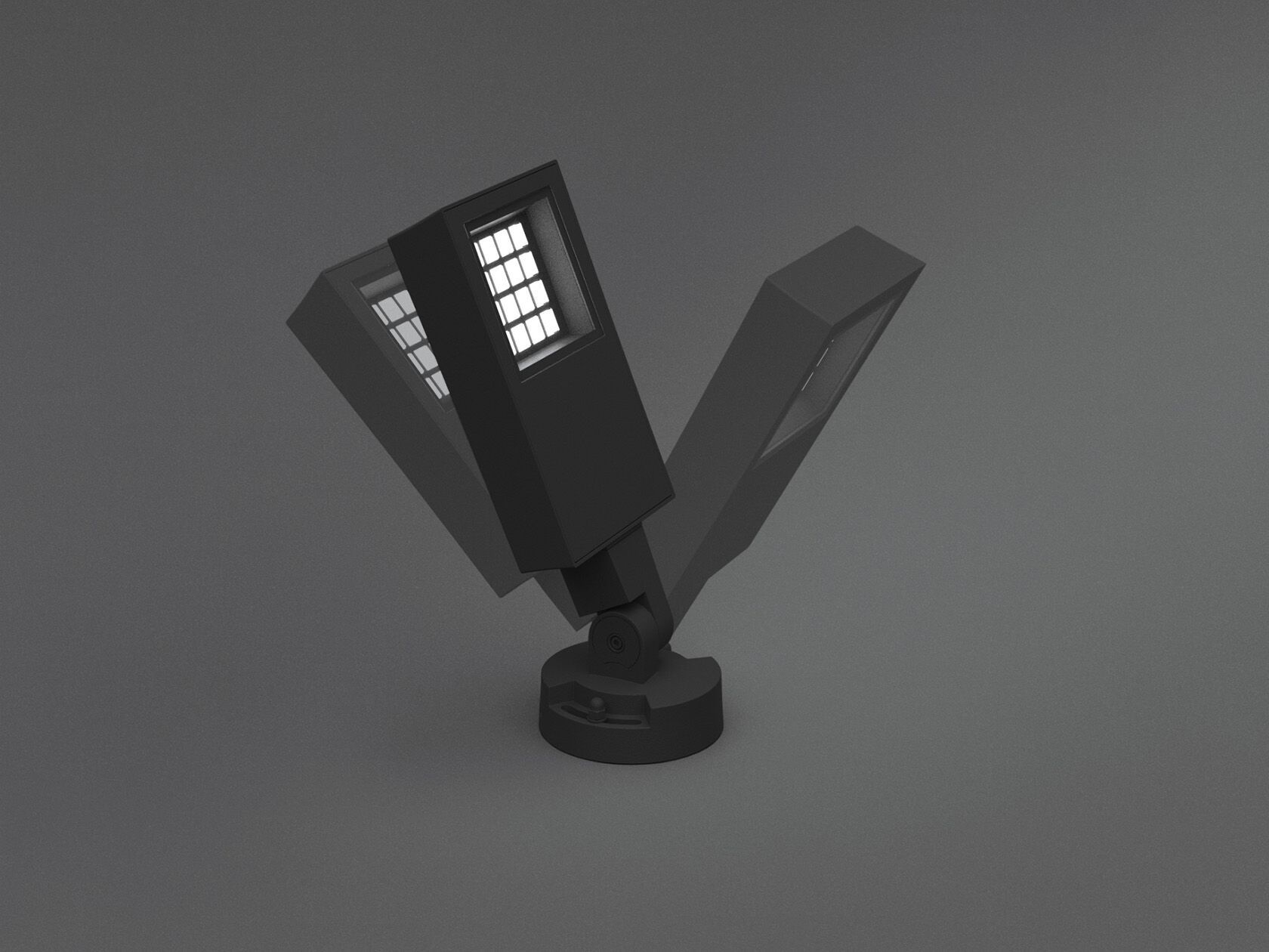 Алюминиевый регулируемый светодиодный наружный прожектор [LND] общие ARCH-00005895 - Вид №2