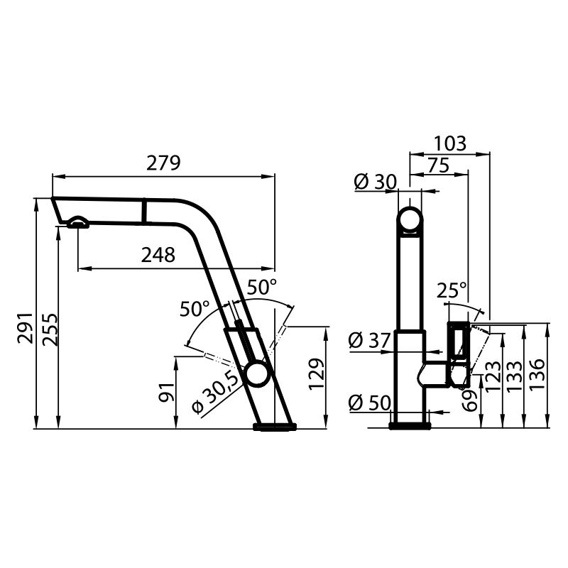 8492000 смеситель KE 8492000 Fosterspa  - Вид №1
