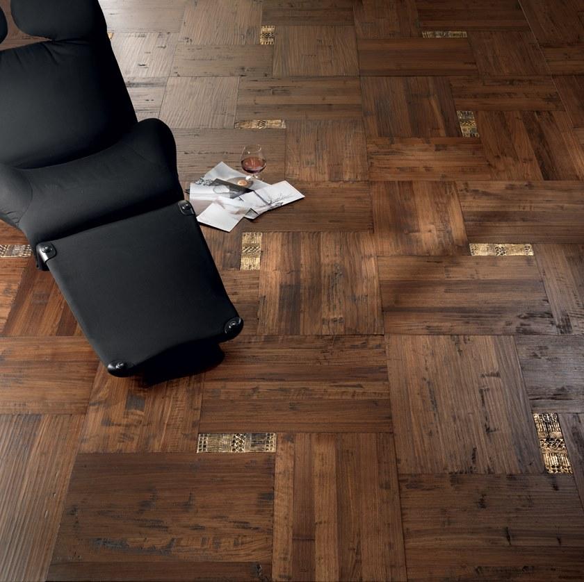 FOGLIE D'ORO Геометрический дубовый пол I moduli design sun-id-1352407 - Вид №1